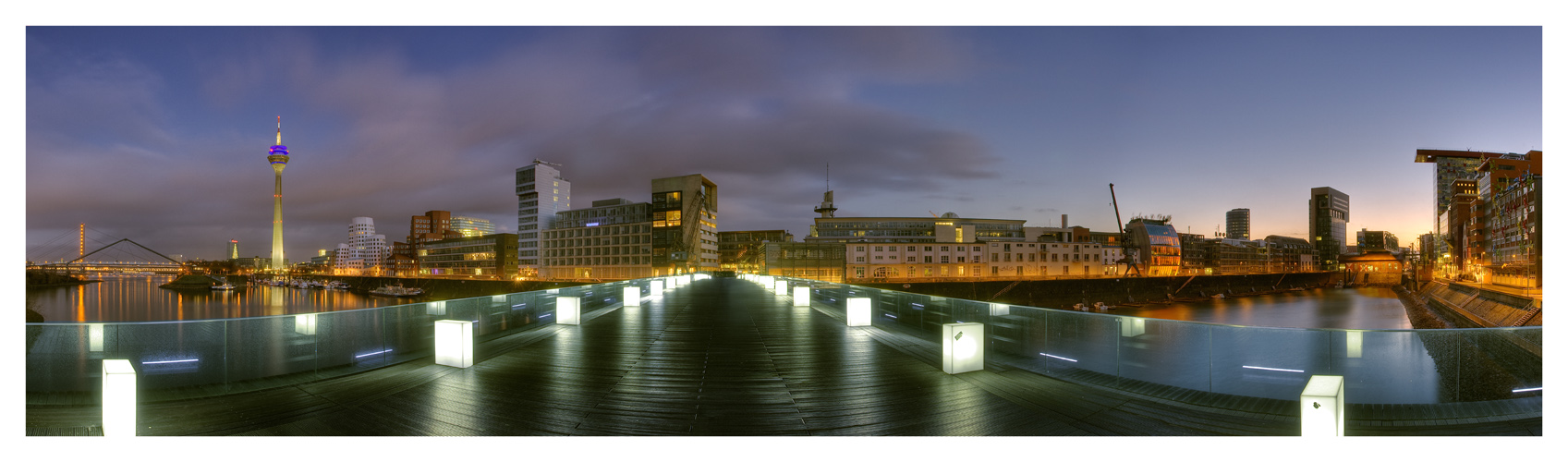 Düsseldorf Medienhafen Panorama