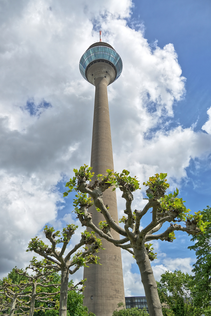 Düsseldorf-Medienhafen-Rheinturm