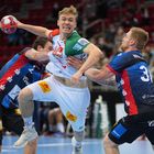 Duesseldorf, PSG Bank Dome , 1. Handball Bundesliga, BHC vs. SC Magdeburg, 18.12.2021.