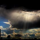 Düsseldorf - Rheinpromenade - kurz vor einem Gewitter