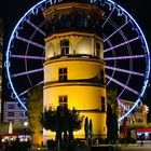 Düsseldorf - Schlossturm mir Riesenrad