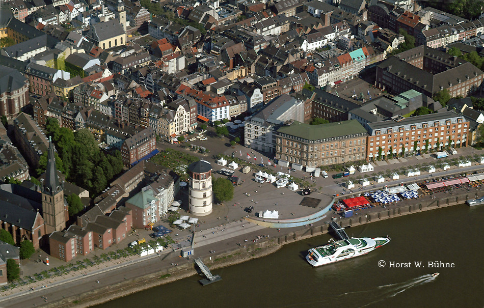 Düsseldorf Stadtmitte, Rheinufer-Promenade