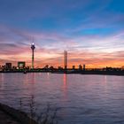 Düsseldorf Sunset am Rhein