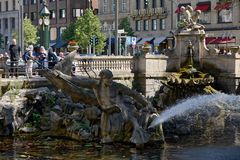  Düsseldorf - Tritonenbrunnen -