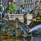 Düsseldorf   - Tritonenbrunnen Königsallee -