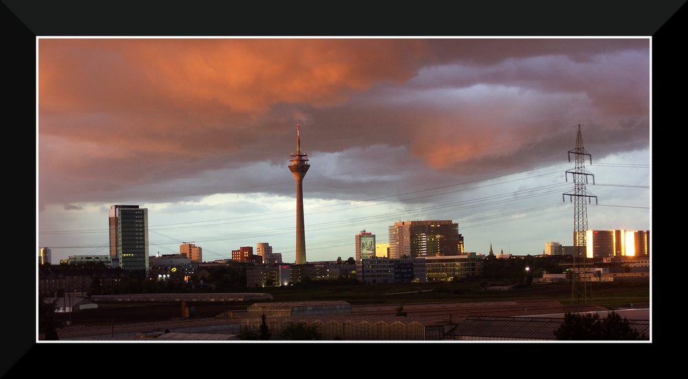 Düsseldorf von meinem Balkon aus