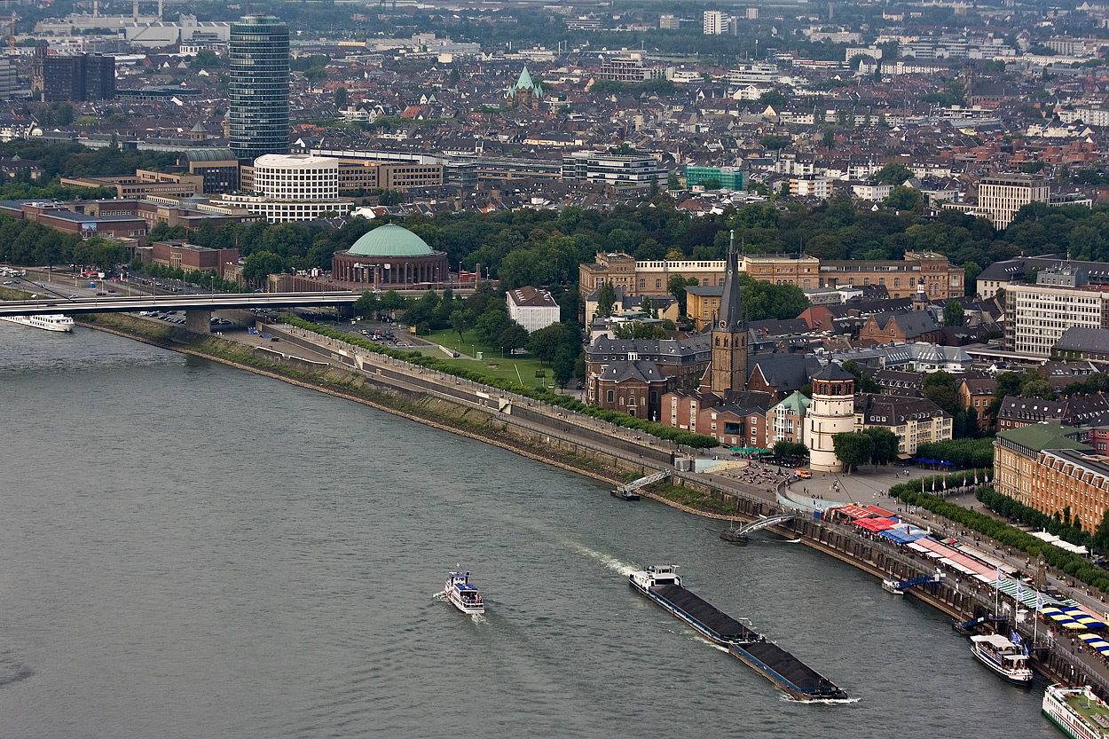 Düsseldorf von oben