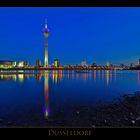 Düsseldorf zur Blauen Stunde