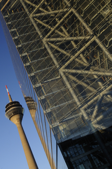 Düsseldorf zur blauen Stunde