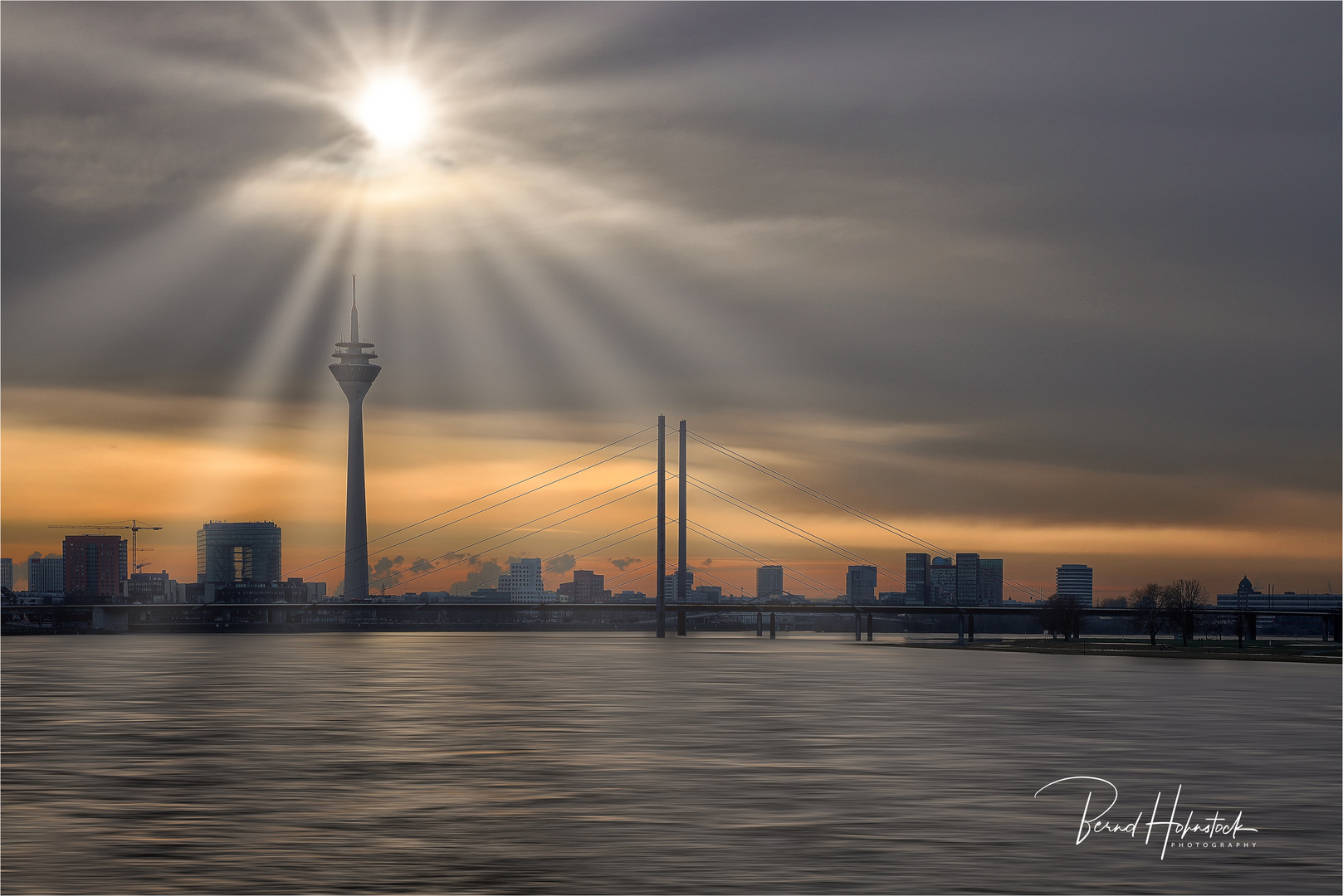 Düsseldorf zur kalten Jahreszeit .....