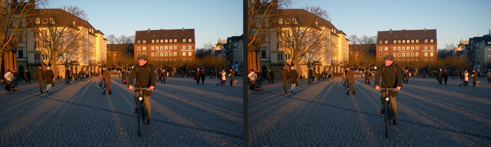 Düsseldorfer Abendlicht