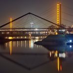 Düsseldorfer Brücken vom Medienhafen aus