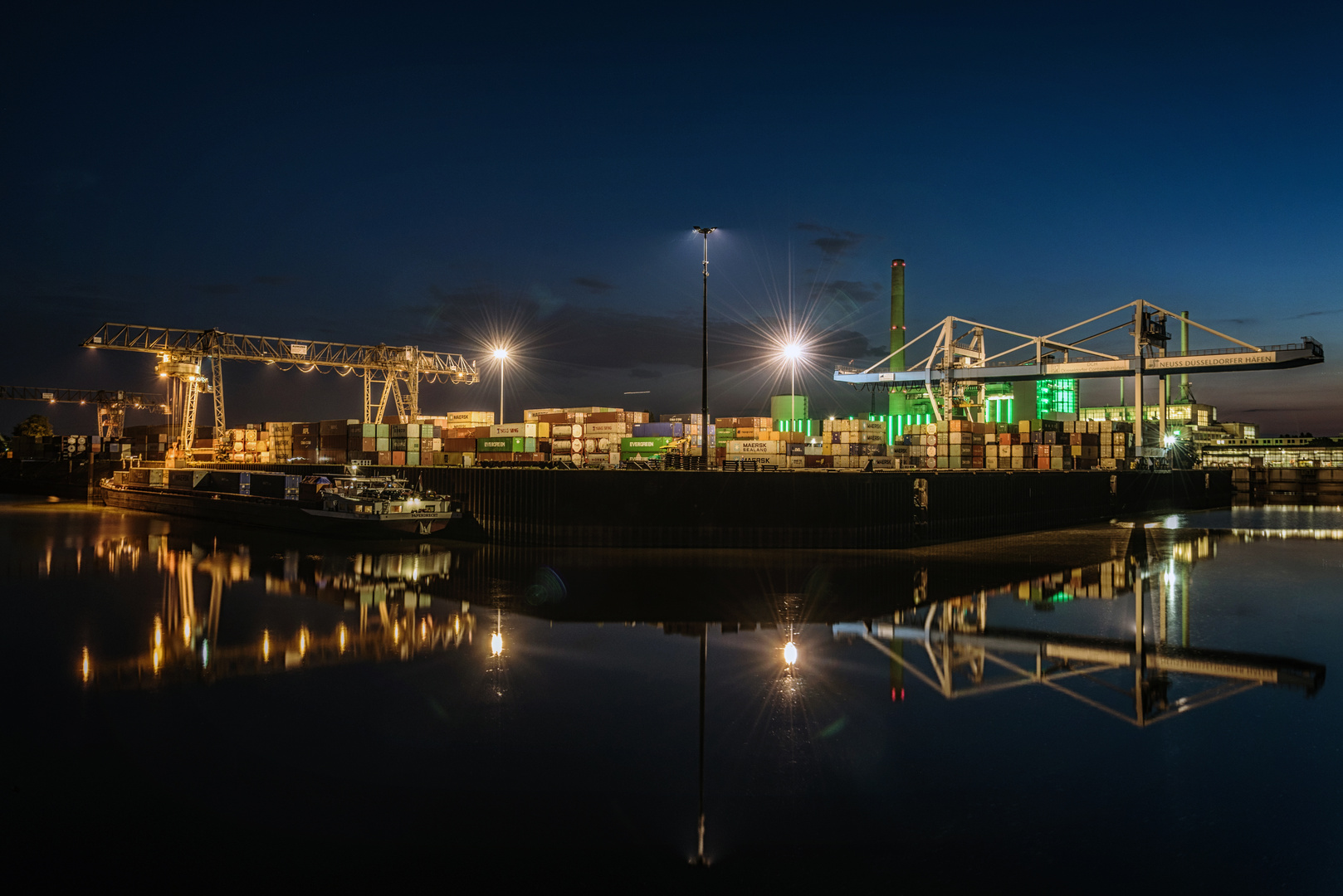 Düsseldorfer Container-Hafen