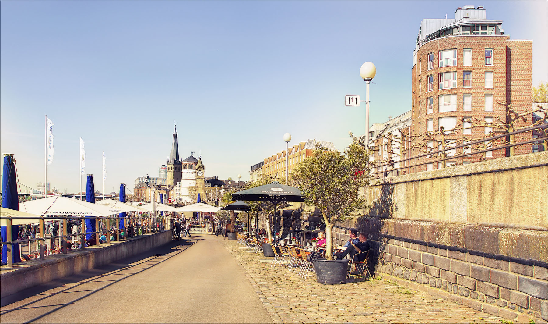 düsseldorfer rheinufer promenade 4. 2016 ...