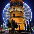 Düsseldorfer Schlossturm und Riesenrad