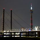 Düsseldorfer Stadtansicht bei Nacht