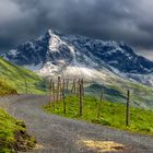 Düstere Berglandschaft