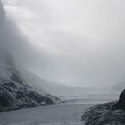 Düstere Gletscherstimmung in den Rockies