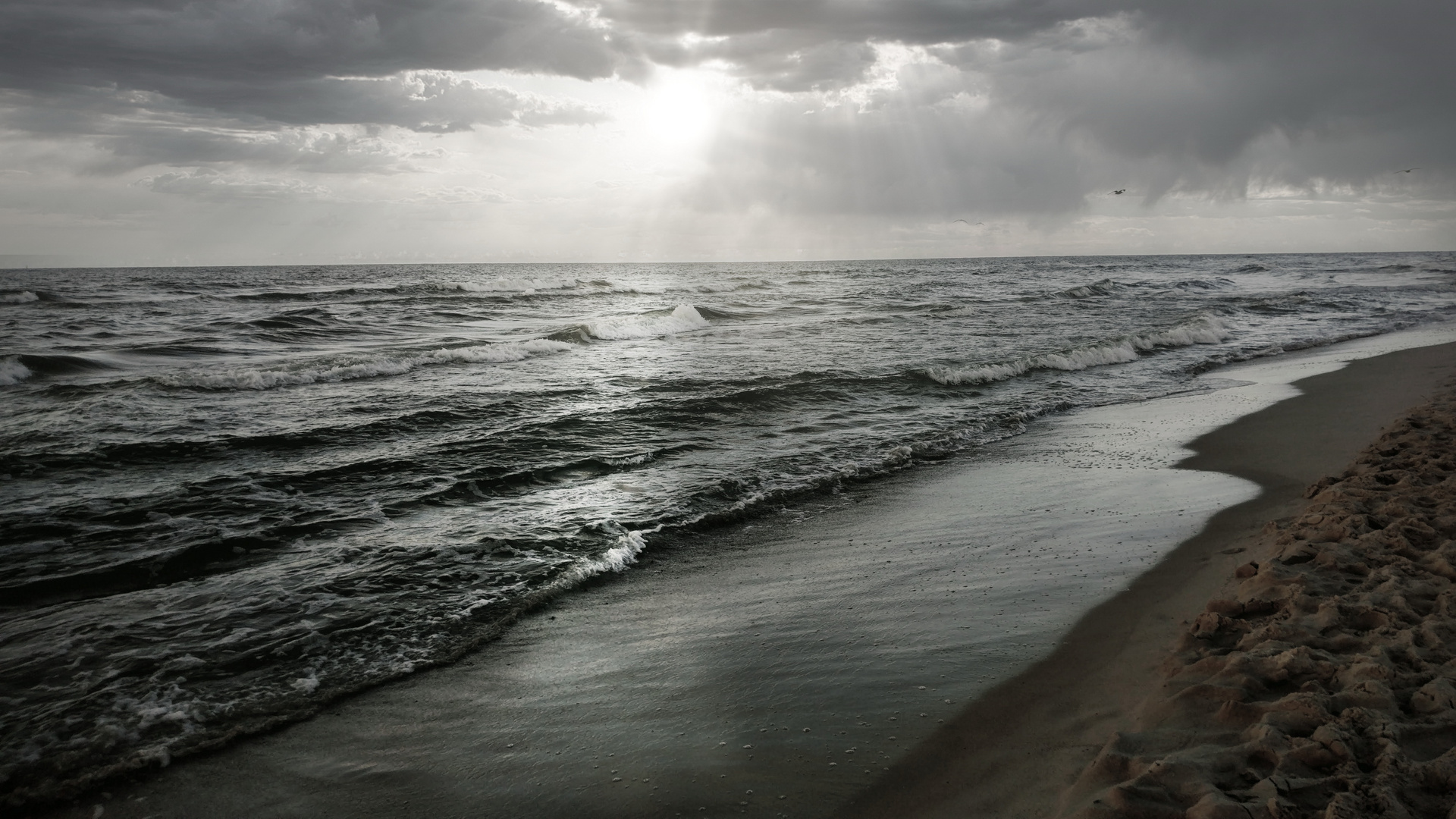 Düstere Ostsee 