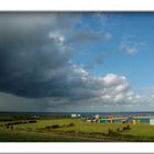 Düstere Wolken über der Nordsee