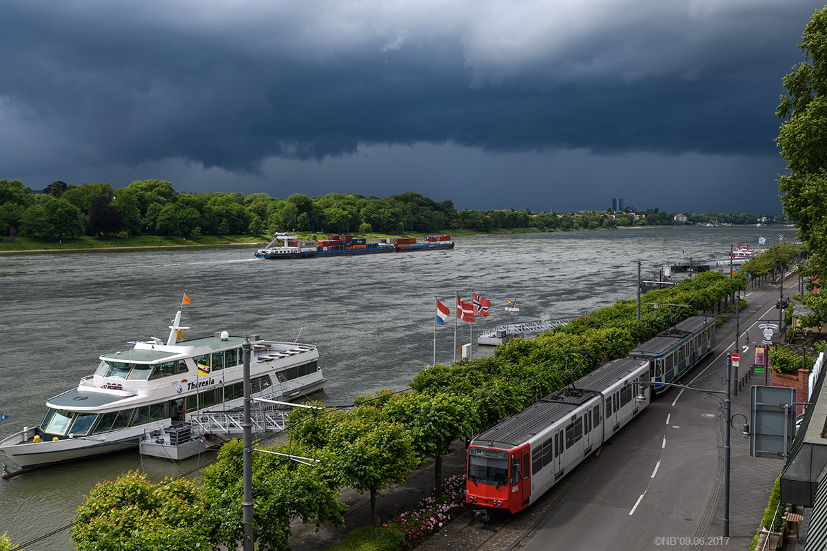 Düstere Wolken über nachhaltigen Transportmitteln...