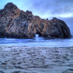 Düsterer Abend am Pfeiffer Beach