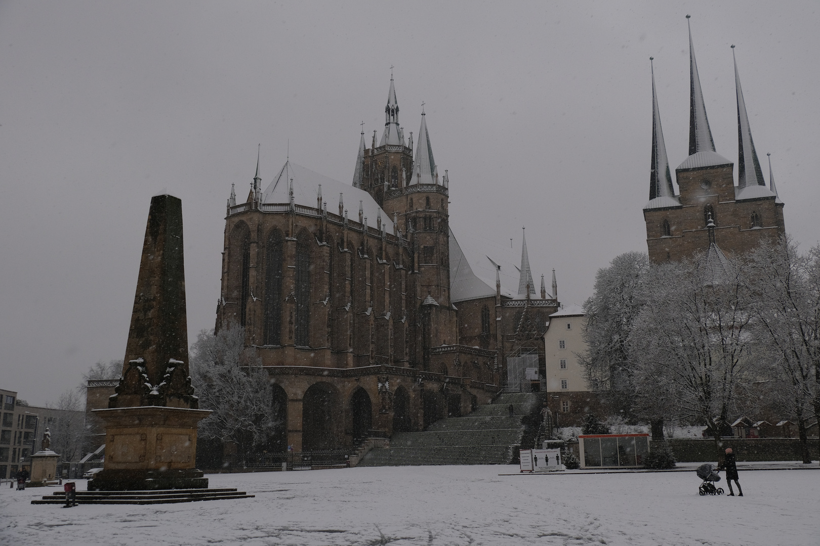 Düsterer Domplatz...