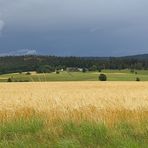 Düsterer Himmel über dem Haidberg