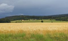 Düsterer Himmel über dem Haidberg