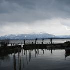 düsteres wetter auf der fraueninsel