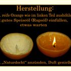 duftente ORANGEN - KERZEN....