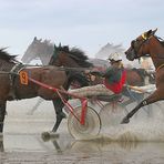 Duhner Wattrennen 2005 - Kopf an Kopf im 4. Rennen