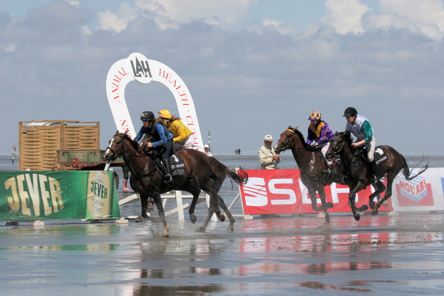 Duhner Wattrennen 2007 - Ziel