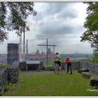 Duisburg - Aussichspunkt Alsumer Berg mit Gedenkkreuz -