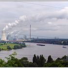 Duisburg - Blick vom Alsumer Berg auf Rhein, Thyssen und Kraftwerke