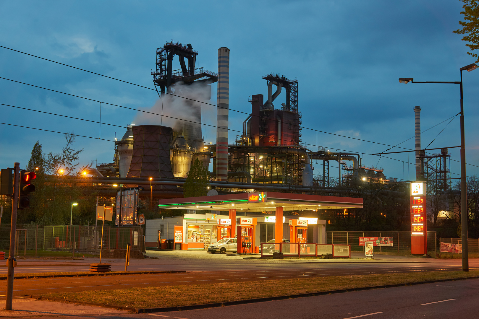 Duisburg-Bruckhausen Hochofen 8 und 9