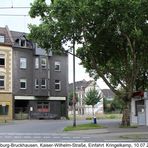 Duisburg-Bruckhausen, Kaiser-Wilhelm-Straße, Einfahrt Kringelkamp, Juli 2013