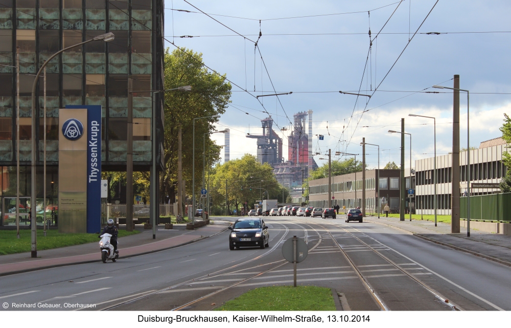 Duisburg-Bruckhausen, Kaiser-Wilhelm-Straße, TKS-Hauptverwaltung, 2014