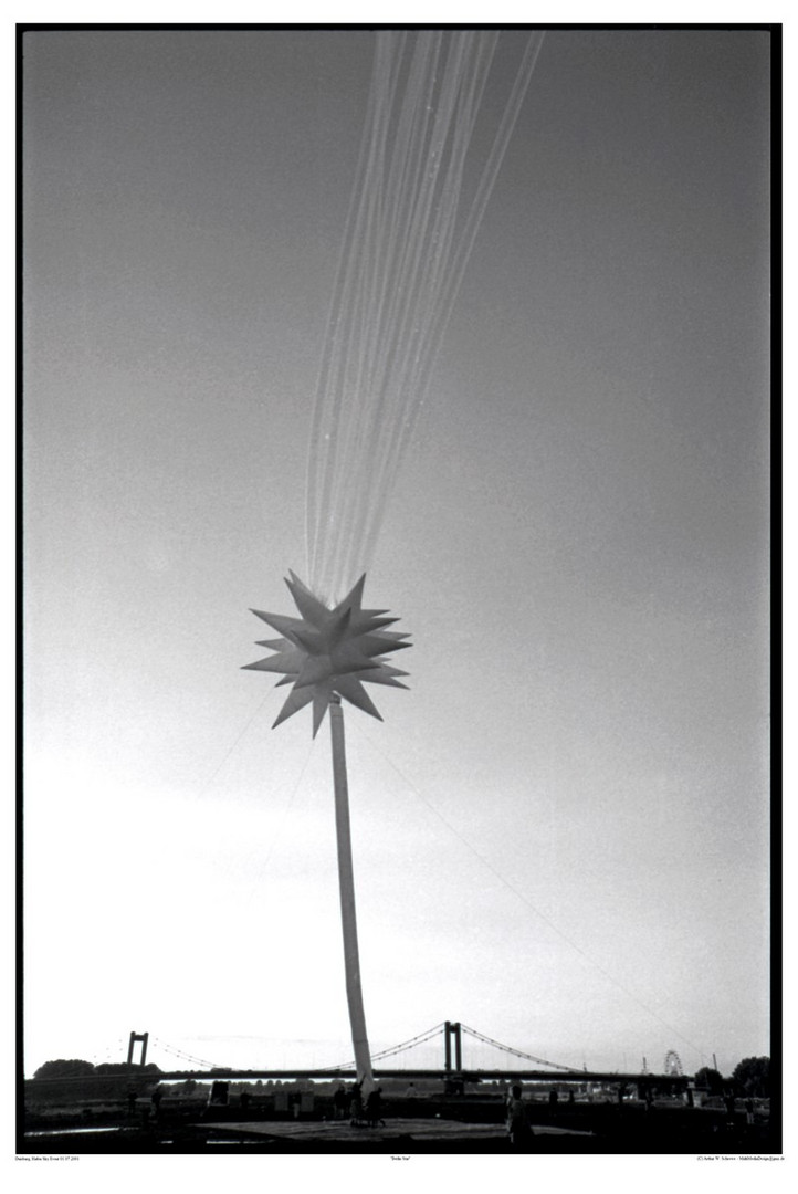 Duisburg Hafen, Otto Piene, Sky Event, Berlin Star