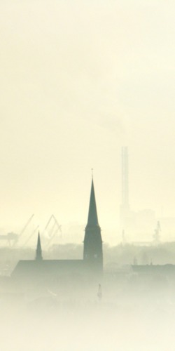 Duisburg im Nebel