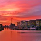 Duisburg Innenhafen - Der Himmel brennt