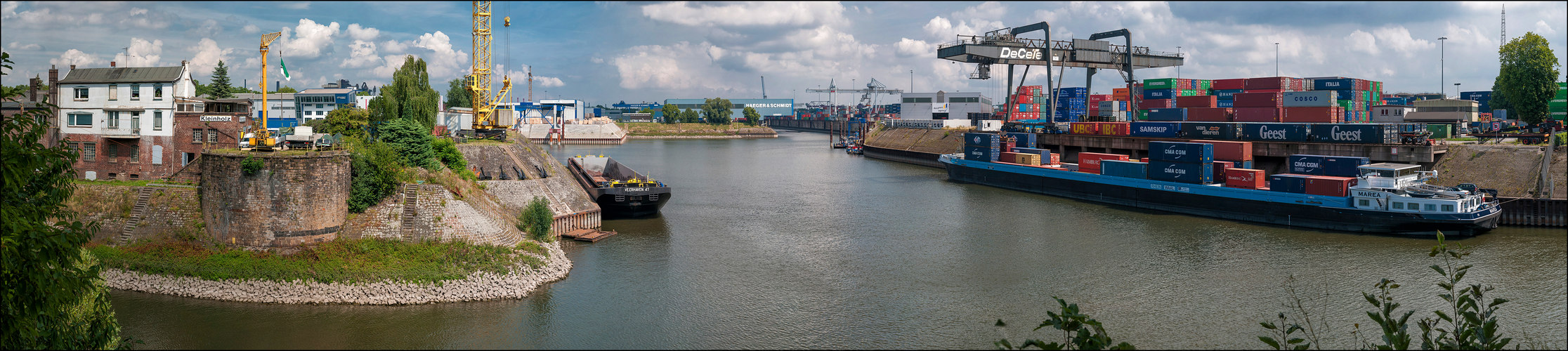 Duisburg Ruhrort - Hafenpanorama