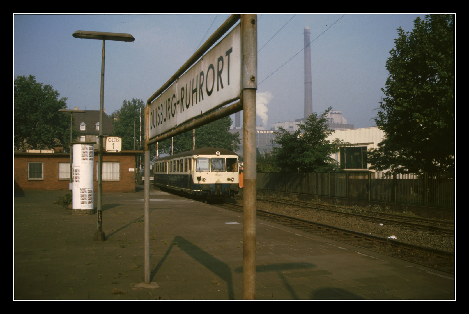 Duisburg Ruhrort im September 1985
