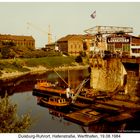 Duisburg-Ruhrort, Werfthafen, 19.08.1984