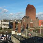 Duisburg Schwanentorbrücke und Landesarchiv