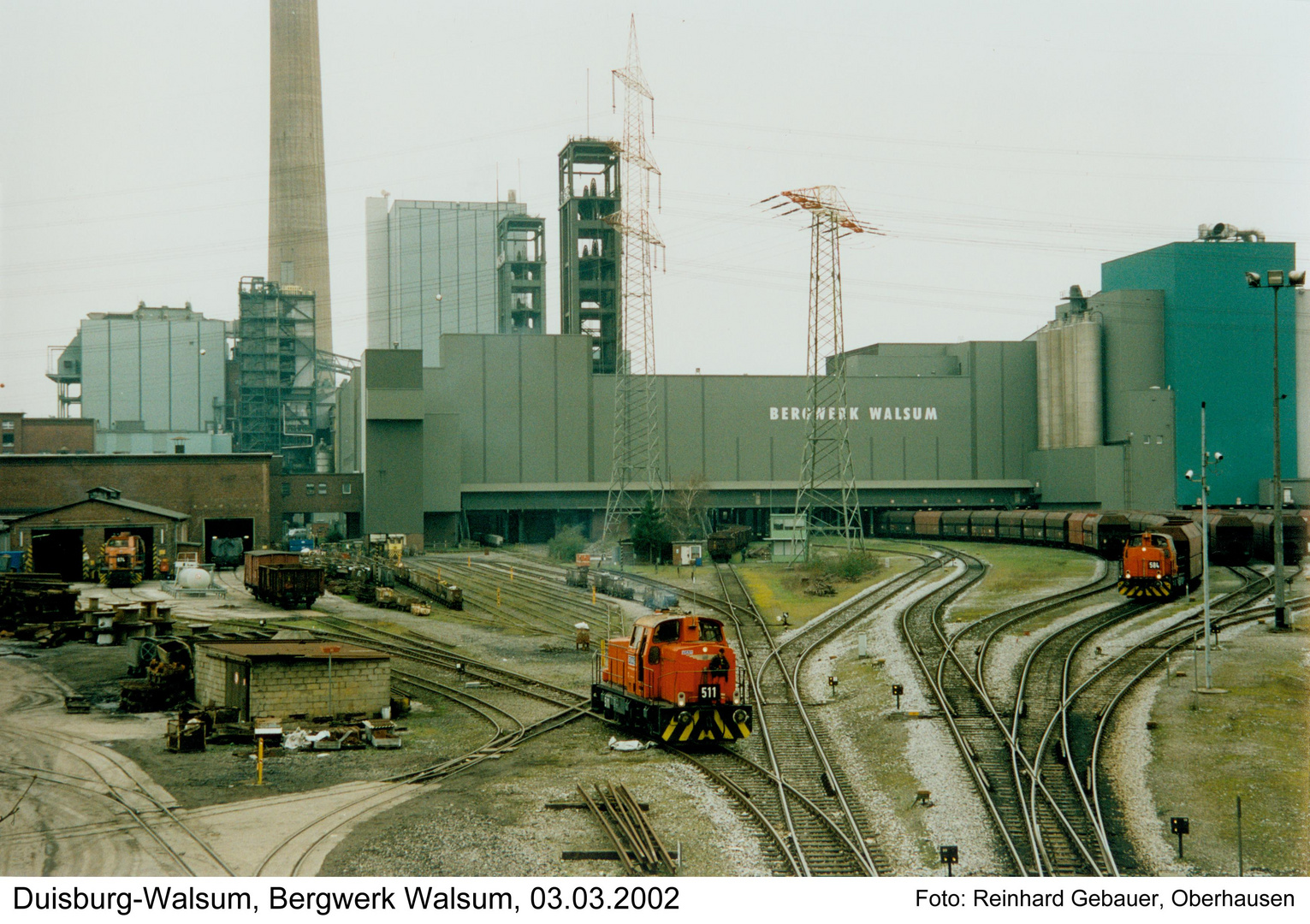 Duisburg-Walsum, Bergwerk Walsum, 03-03-2002