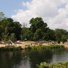 Duisburg - Wedau , Wasserspielplatz an der Regattabahn