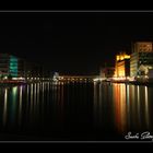 Duisburger Innenhafen bei Nacht 3