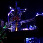 Duisburger Landschaftspark bei Nacht