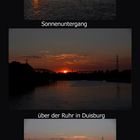 Duisburger Sonnenuntergang